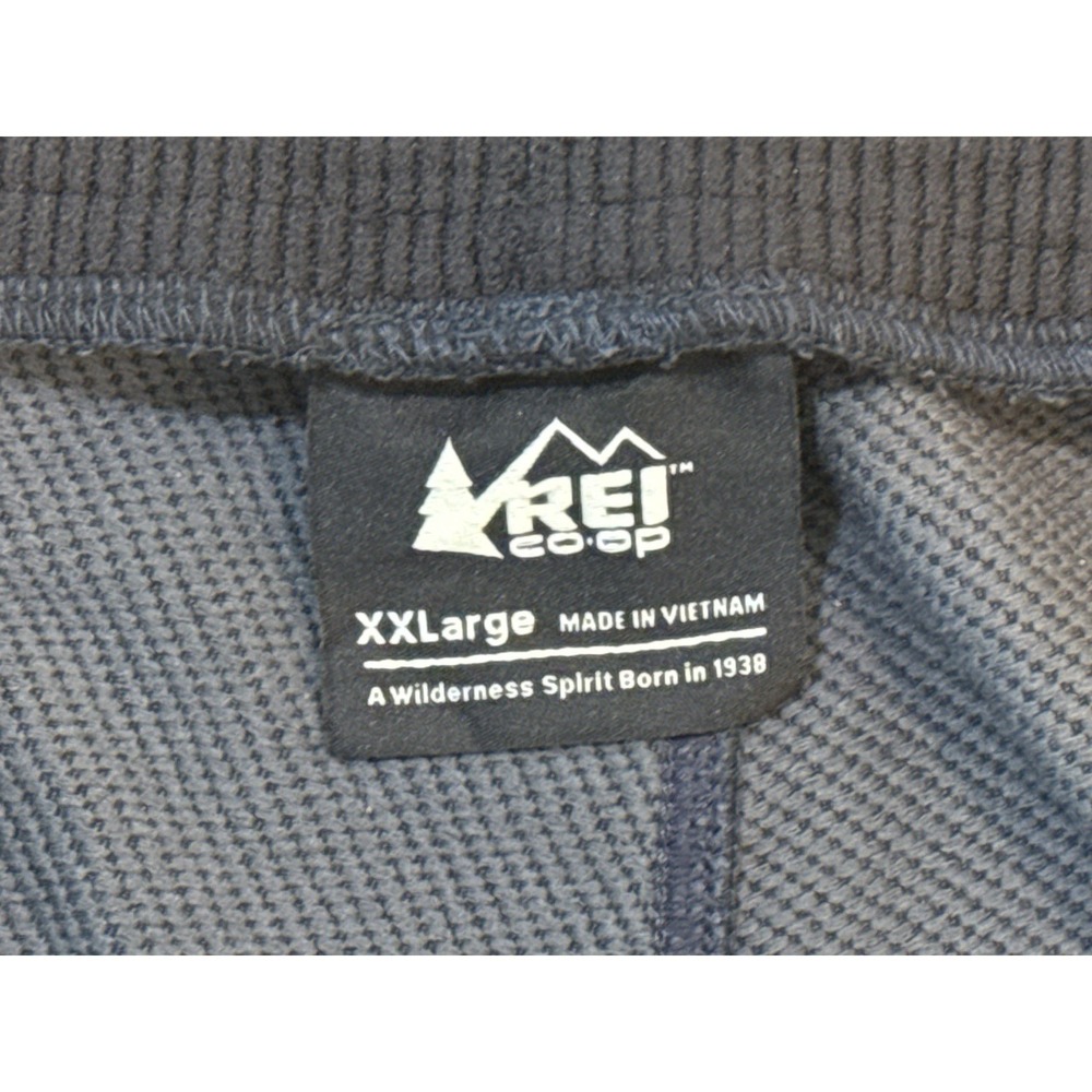 REI Co-op Flash Hyperstretch Fleece Sweatpants Pirate Gray Men's Size XXL Hiking - Picture 3 of 7